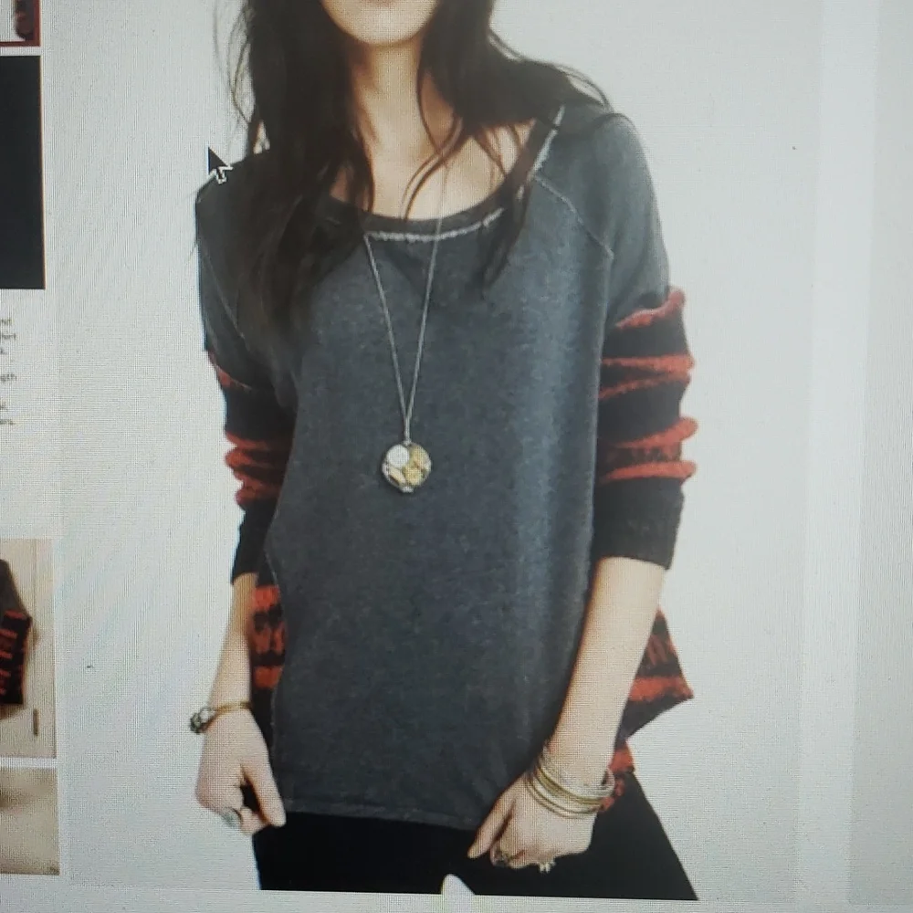 Free People BEAUTIFUL SINNER Knit Sweater Sz S